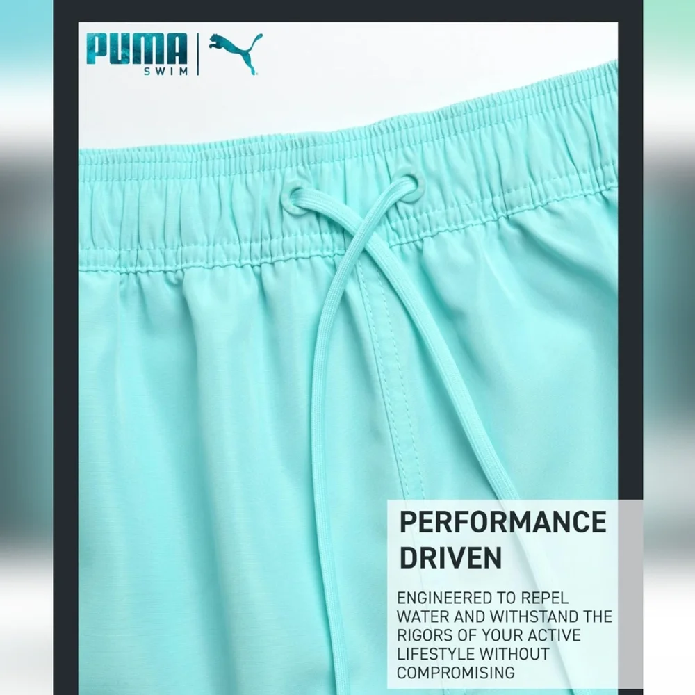 PUMA Men's Swim Trunks - Quick Dry Trunks with Mesh Compression Liner XL 🆕